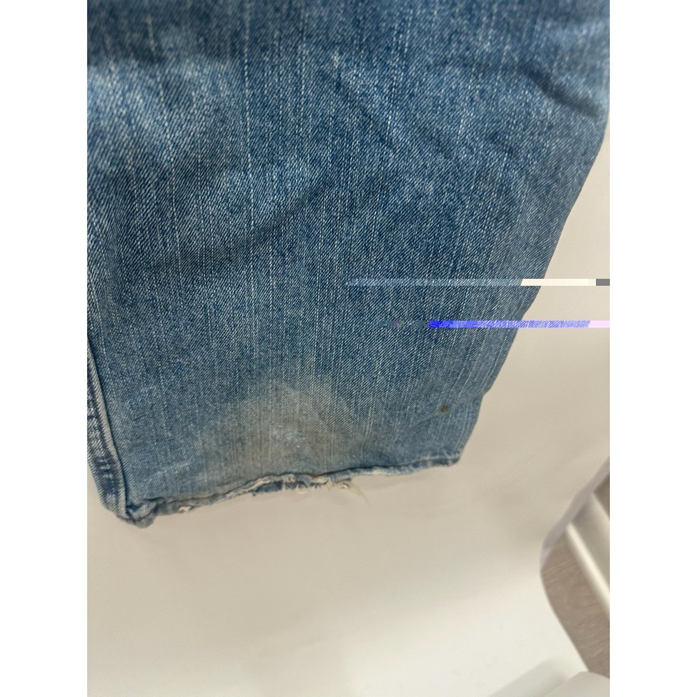 Tommy Hilfiger Men Blue Pocket Design Zipper Denim Straight Pants Size 34x34 - Picture 8 of 9